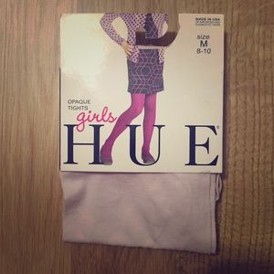 Girls Hue Pale Pink Tights